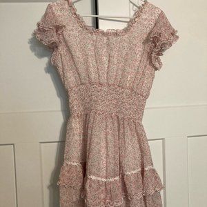 LAIT floral Mini Dress